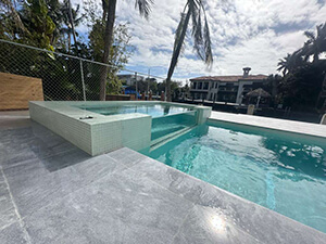 Pool Decks (Marble, travertine, pavers)